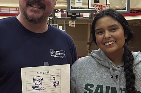 Snowman Wonderland Free Throw Winners