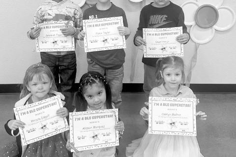 The Betty L. Smith Early Childhood Center’s March PK Star Students of the Month are Jeremiah Tiger, Fenix Taylor, Owen Harjo, Miracle Edgell, Allison Marquez and Oaklyn Melton. (Photos provided)
