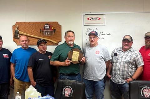 Firefighters Celebrate Simpson’s Retirement
