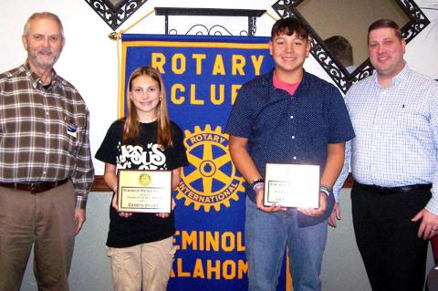 Local Civic Clubs Recognize Students of The Month