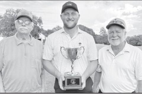 Pictured left to right: Wayne Chambers, Hunter Pennington and Michael Weatherly. Courtesy Photo
