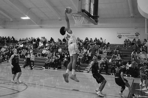 Varnum Whippet C.J. Bernard was selected to the 2025 All State Basketball Team and the All Star Basketball team by the Oklahoma Coaches Association. Staff Photo by Bill Anderson