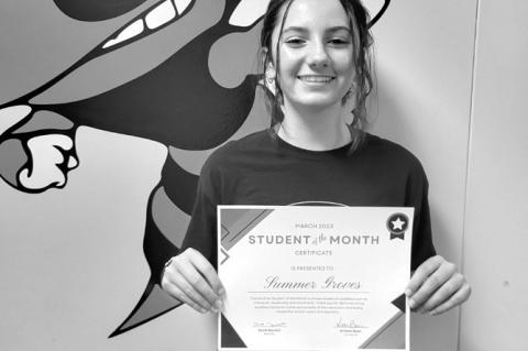 Strother Students of The Month