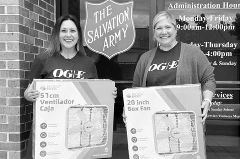 OG&E Donates 1,800 Fans to Low Income Seniors, Families