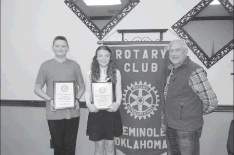 Dec. Rotary Students of the Month