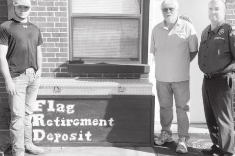 Eagle Scout Service Project Aids Flag Retiremen