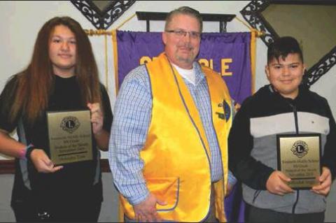 Students of the Month Honored