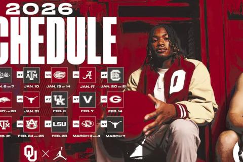OU Men’s Basketball’s 2026 SEC Schedule Announced