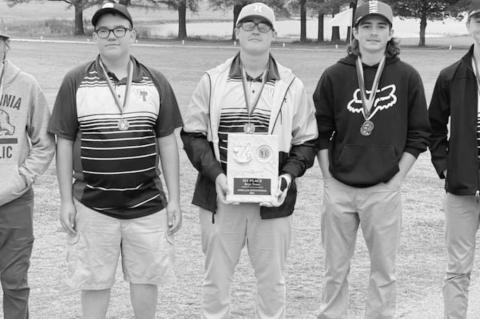 Wewoka Middle School Tiger golf team