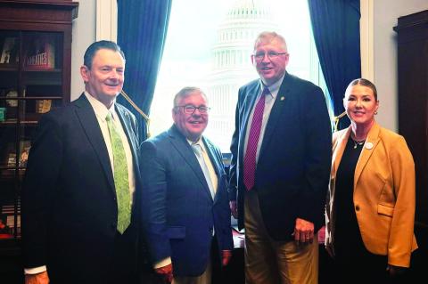 American Farmers &amp; Ranchers (AFR) Cooperative joined more than 100 farmers to lobby Congress for a new farm bill. Pictured above are members of the Oklahoma Delegation with Rep. Frank Lucas (Photo provided)