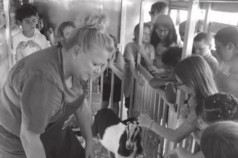 Seminole Students Go Crazy for Goats!