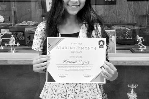 Strother Students of The Month