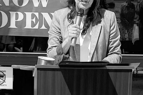 Elected Officials Assist With Ribbon Cutting in Wewoka