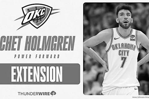 Chet Holmgren Agrees to Rookie Max Extension with Thunder