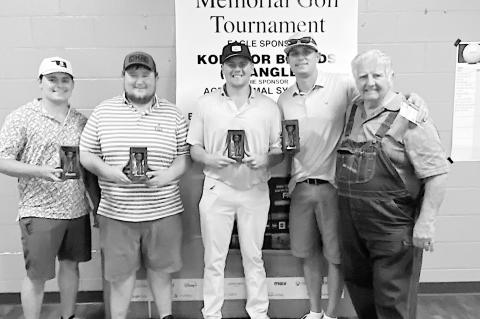 2025 second place winners in Flight A are: Jacob Fichtner, Carson Newton, Tanner Knox and Jace Martin. Courtesy Photo