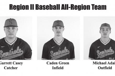 Seminole State Trojans Named All-Region in Baseball