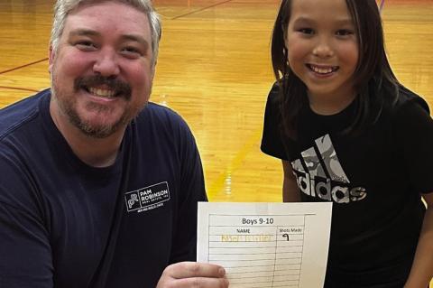 Snowman Wonderland Free Throw Winners