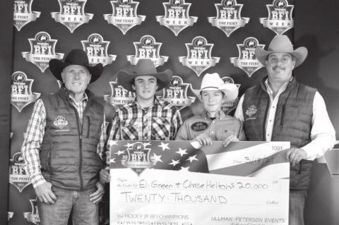 Thompson and Profili Top Hooey Junior BFI for $35K; California Team Wins Jr. 10.5 for $20K