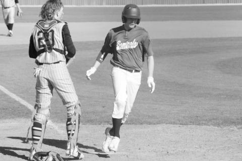 A Seminole Chieftain baseball player