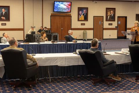 State Regents Meet at SSC, Tour Campus