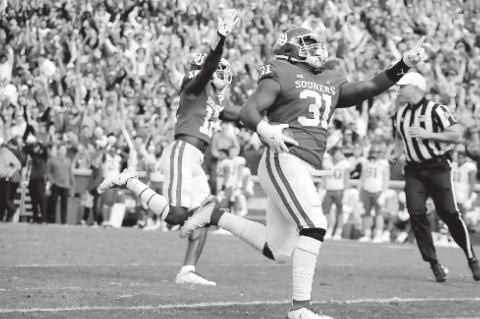 3 stars for Oklahoma in the Sooners’ 28-21 over Iowa State