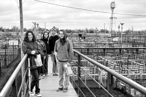 SSC Leadership Students Tour Stockyards