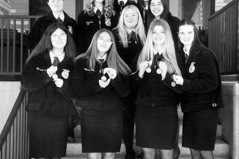 Strother FFA Competes in Regional Speech Contest