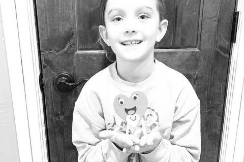 4H Cloverbud Group Creates Valentines