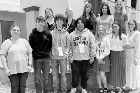 Bowlegs HS Beta Club Members Participate in State Competition