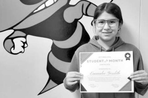 Strother Announces Students of The Month