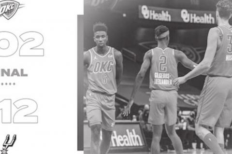 Thunder Come Up Short Tuesday Night