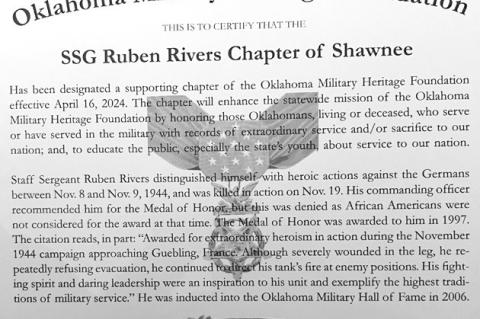 New Military Hall of Honor Chapter Opens in Shawnee