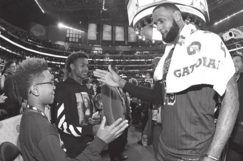 NBA Players Get a Family Day