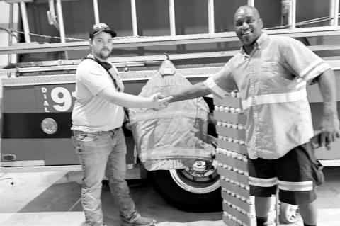 Beer Company Helps Keep Firefighters Hydrated