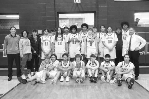 The Varnum Whippets won 3rd Place at the Cashion County Tournament Saturday over the Lone Grove Longhorns 67-41. Courtesy Photo by Jeanne Gosa