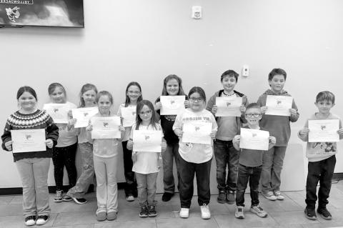 Right, Strother Elementary School has announced the December Students of the Month. They are Richard B., Natalie H., McKenna J., Kinsley B., Harlow H., Malorie U., Aspen G., Easten T., Bella G., Jillian S., Owen B. and Channing B. (Photo provided by Strot