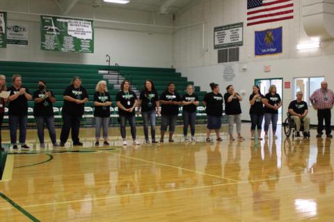 WHIPPETS CELEBRATE FIRST DAY OF SCHOOL WITH PEP RALLY