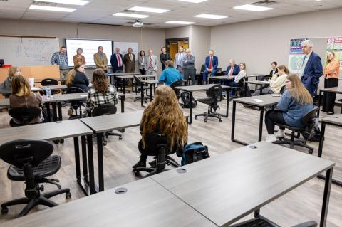 State Regents Meet at SSC, Tour Campus