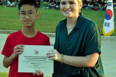 Area Students Win Scholarships in Essay Contest