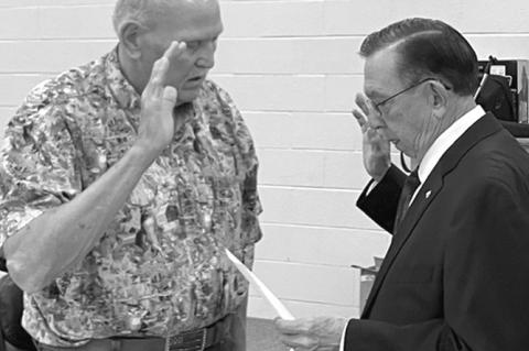 Retiring Wewoka Mayor Honored; Ryan Takes Oath