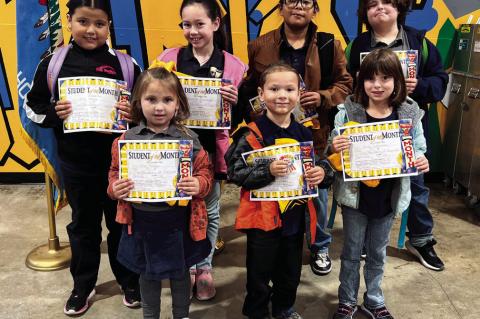 TAOS Recognizes Students of The Month