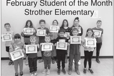 Strother Schools Announce February Students of The Month