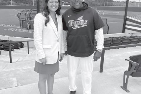 Following her presentation to leadership students